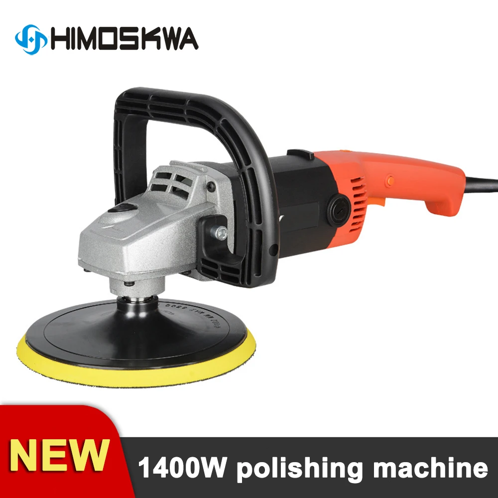 1400W car beauty polishing machine 220V car waxing machine sealing glaze household marble tile floor repair polishing