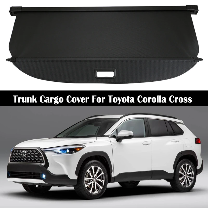 Car Trunk Curtain For Toyota Corolla Cross 2021 Accessories 2022 2023 Rear  Trunk Luggage Curtain Cargo Privacy Cover Accessories