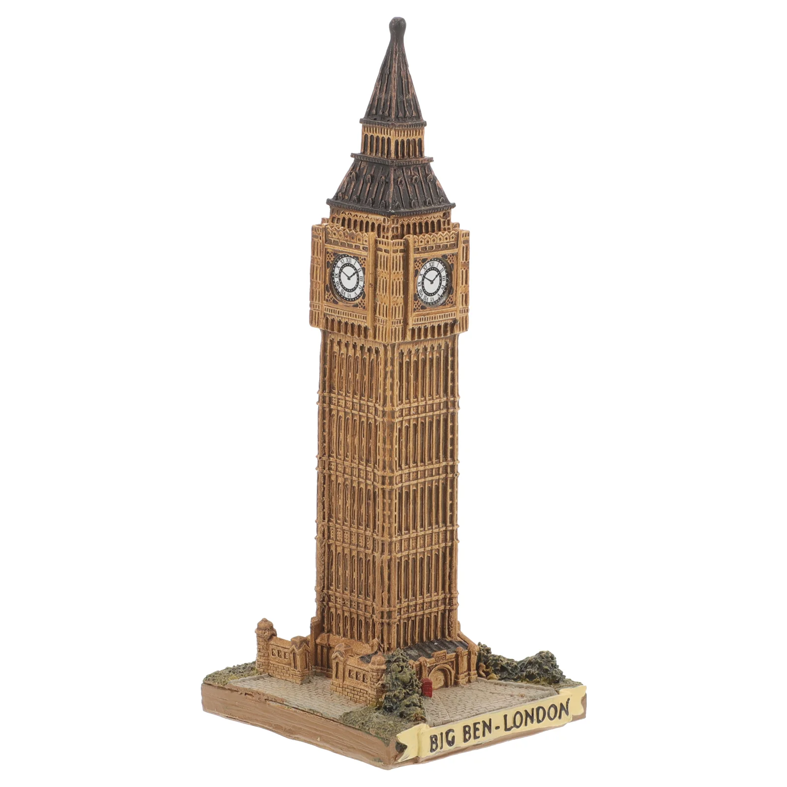 

Resin Craft Big Ben Model Mini Desktop Big Ben Figurine Architectural Craft Ornament