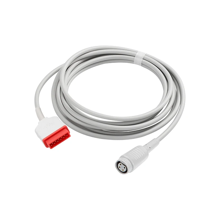 Compatible with 11pin GE-Marquette Monitor IBP Cable to BD Abbott Utah Double Pressure Transducers Adapter Connector-S166e2ad7523d472c9a4e900372eb9f2bn-MPOWC