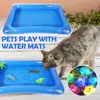 Thickened Sensor Water Play Mat Water Sense Play Mat Pet Play Mat Cats Pet Keeps With Water Mat Summer Entertained Fish L3M1 1
