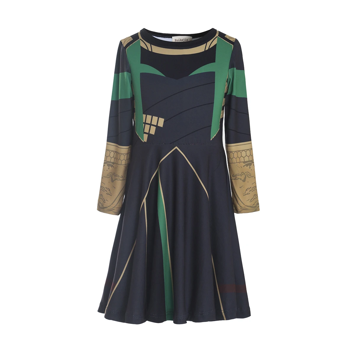 Loki Ispirato Halter Dress Thor Loki Costume Cosplay Loki Costume Loki Intero Set Suit Halloween Costume Cosplay Bambini Per Ragazze