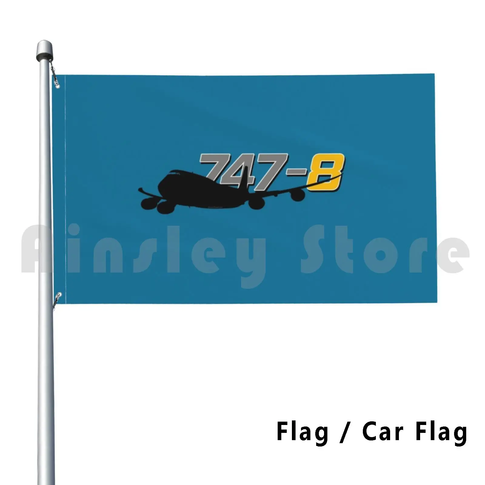 747-8 Jumbo Outdoor Decor Flag Car Flag 747 Jumbo Queen Of The Sky Aereo Aereo Volo Pilota Assistente Di Volo