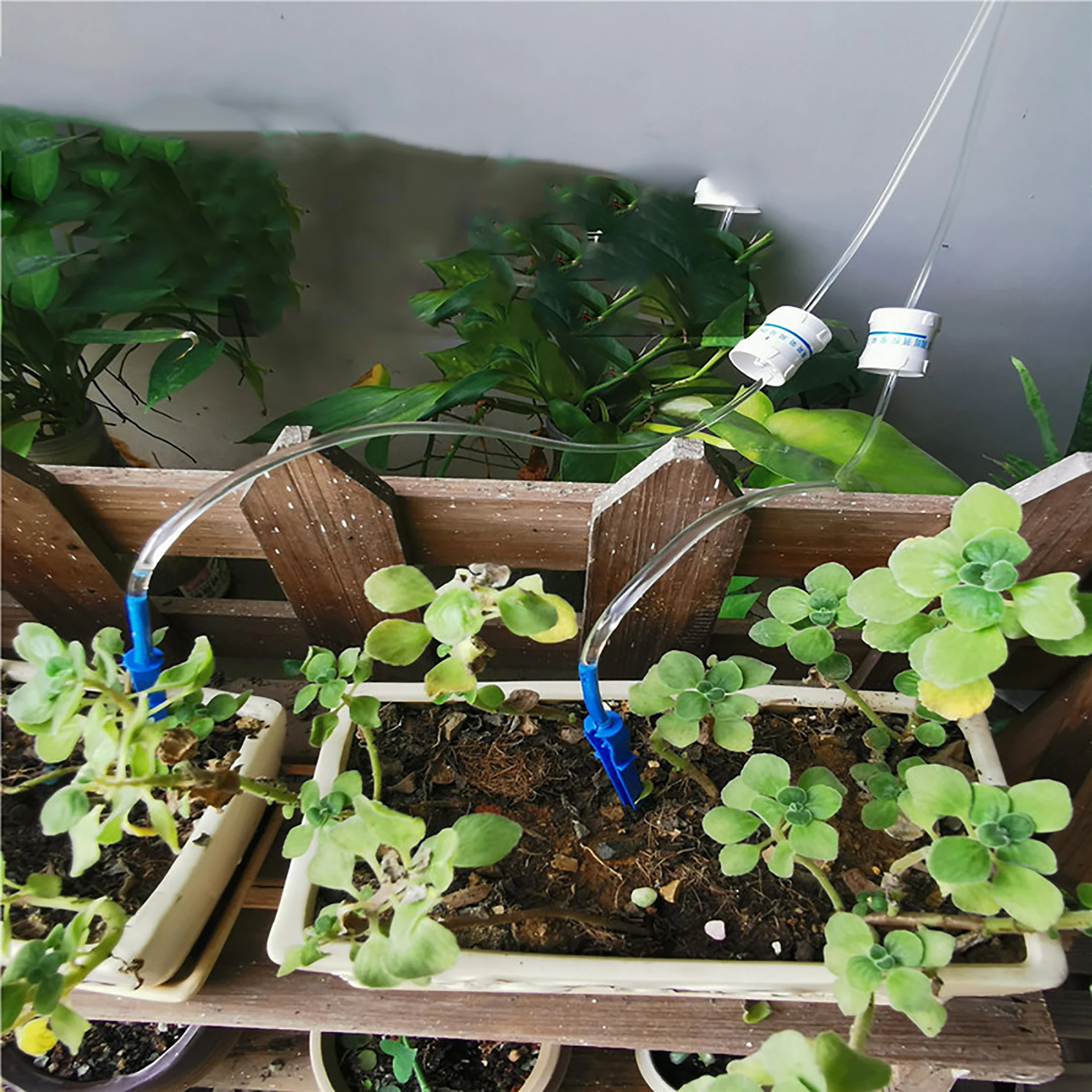 Automatic Indoor Plant Watering Kit with Self-Watering Spike System