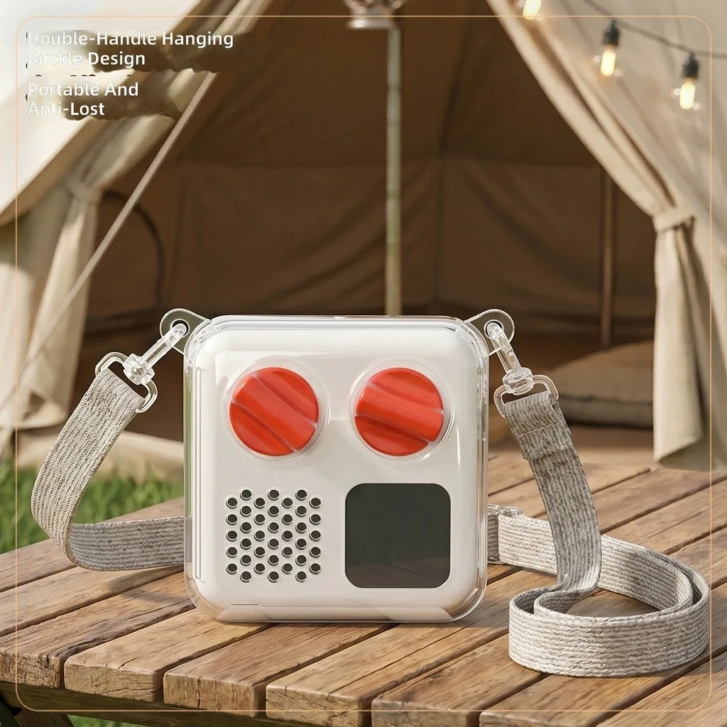 Clear Hard Protective Cover for Mini Audio Player - Full Body Shockproof & Anti-Scratch Case