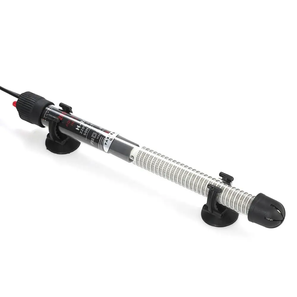 110V/220V Adjustable Temperature Thermostat Heater Rod 25W/50W/100W/200W/300W Submersible Heater Aquarium Fish Tank 4