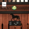 Horse Identification Nameplate for Stables, Owner Information Nameplate, Metal Nameplate in Both Chinese and English 8802037 2