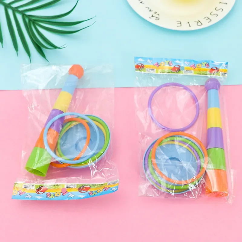 Funny Mini Circles Toy educational toys interactive game toy for Children Intelligence Developmental Game Colorful Throwing Rings Parent-child Games Activity Training
