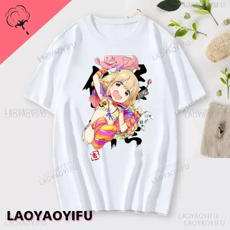 Sommerliches neues süßes Anime-T-Shirt aus 100 % Baumwolle für Herren, lustiges Cartoon-Design, trendig, vielseitig, modisch, bequem, einfach und locker geschnitten – Detail 9
