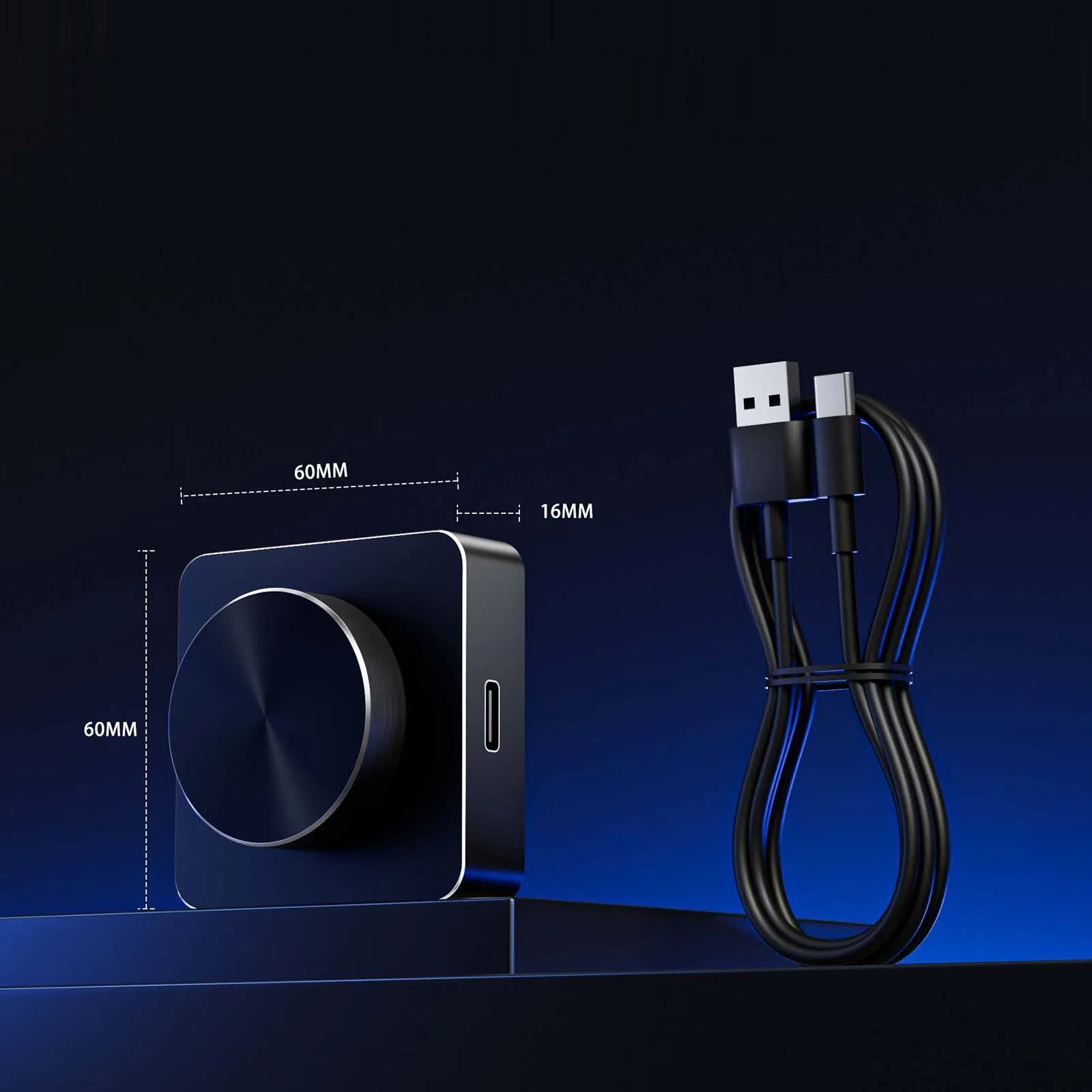USB 볼륨 조절 멀티미디어 컨트롤러 노브 조절기 로터리 컨트롤 노브 Win7/8/10/XP/Mac용 볼륨 조절 노브