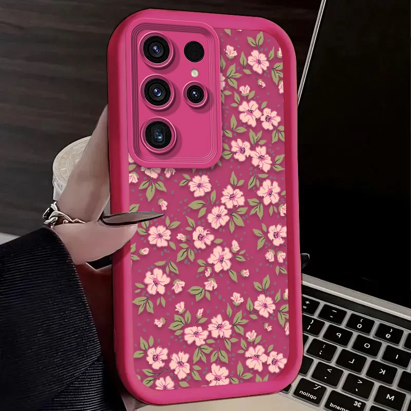 Charming Romantic Floral Design Phone Case Cover
