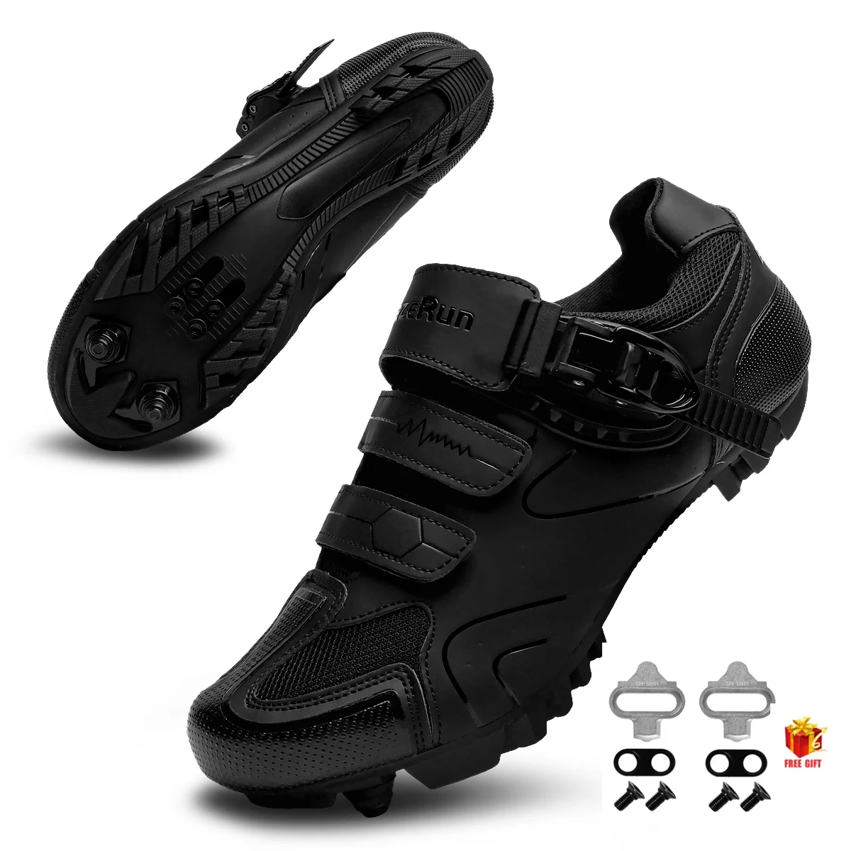 New Men's Cycling Shoes, Convenient Double Rotating Buckle Woman Shoes, Road Cycling Shoes, Outdoor Sports And Leisure Shoes 4