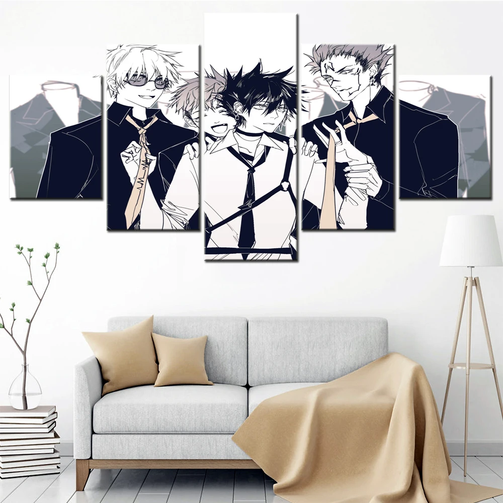 P-ster-de-decoraci-n-de-Jujutsu-Kaisen-lienzo-Modular-para-decoraci-n ...
