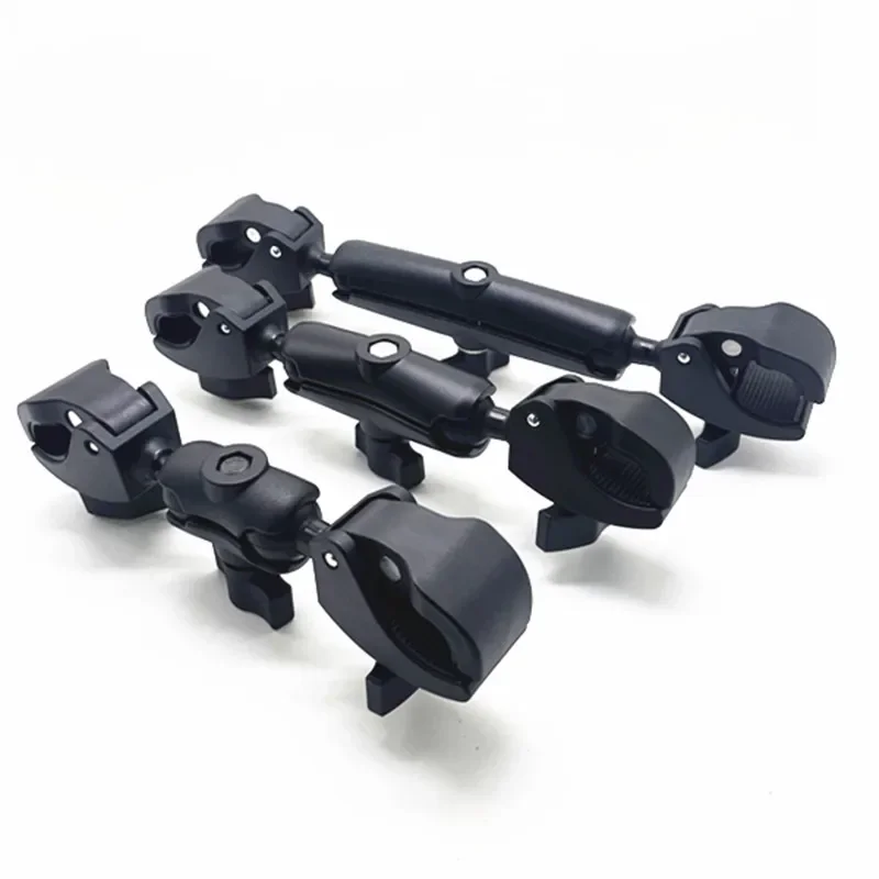 1 Inch Ball Head Tough-Claw Mount Double Socket Arm for Gopro Action Camera RAM mount