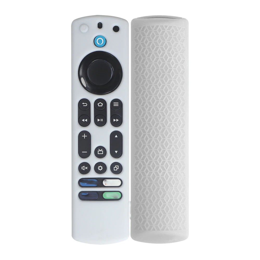 Silicone Remote Case Silicone Remote Cover Silicone Remote Sleeve Remote Controller Cover Silicone Case Protector Silicone Remote Controller Cases Protective Covers For Fire TV 4K stick max Remote Control Sleeve for Fire TV 4K stick max