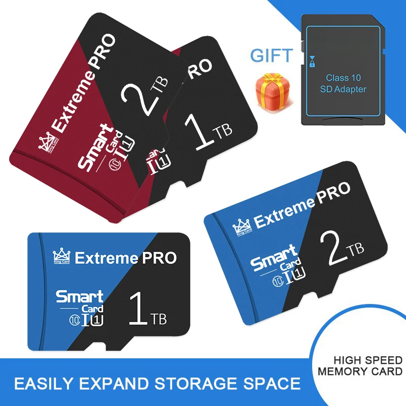 

Оригинальная карта памяти Micro SD, высокоскоростная карта памяти Micro SD на 1 ТБ, карта памяти TF SD, флэш-памяти для компьютерной камеры