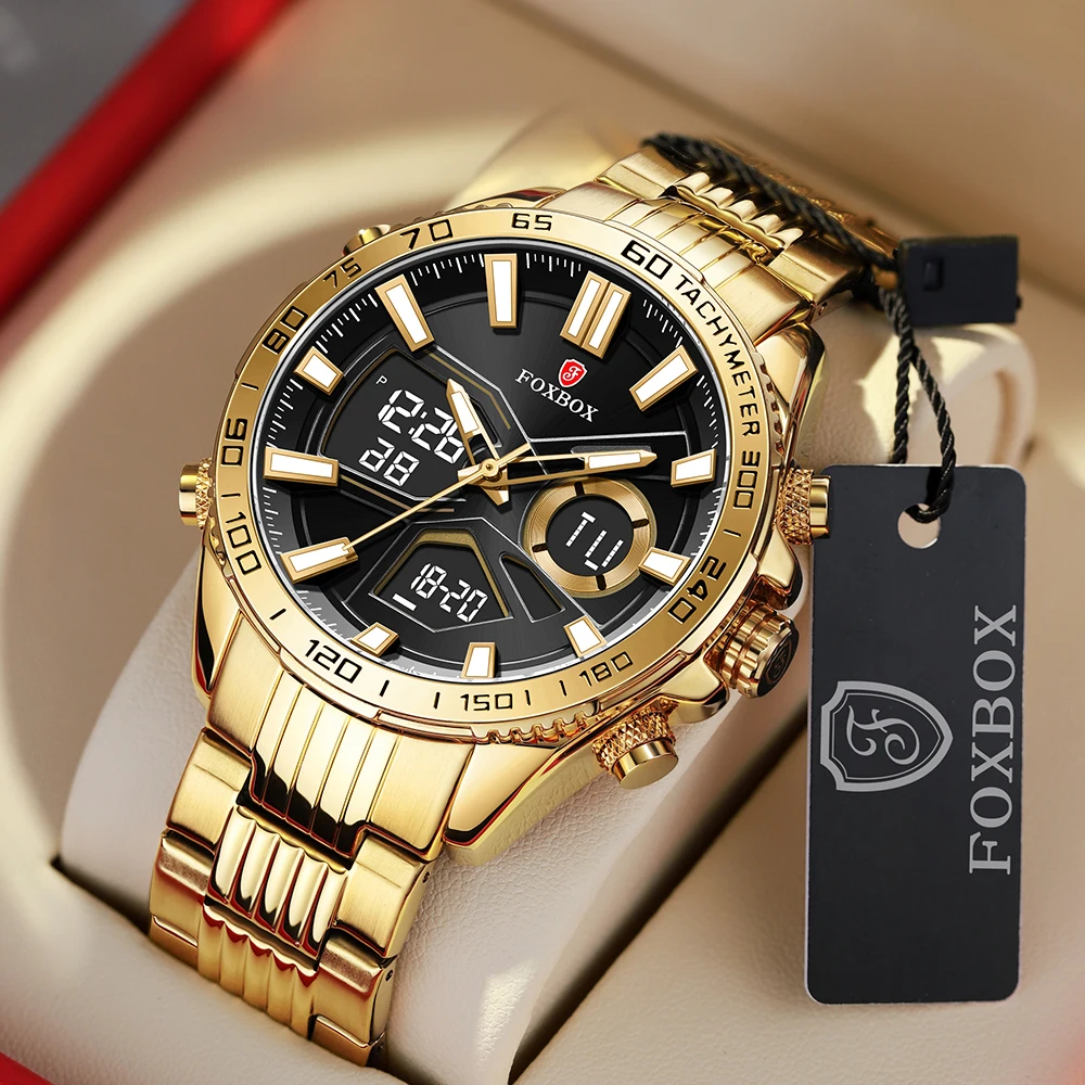 LIGE Watches For Men Luxury Brand Sport Quartz Wristwatch Waterproof Military Steel Men Watch Digital Clock Relogio Masculino 2