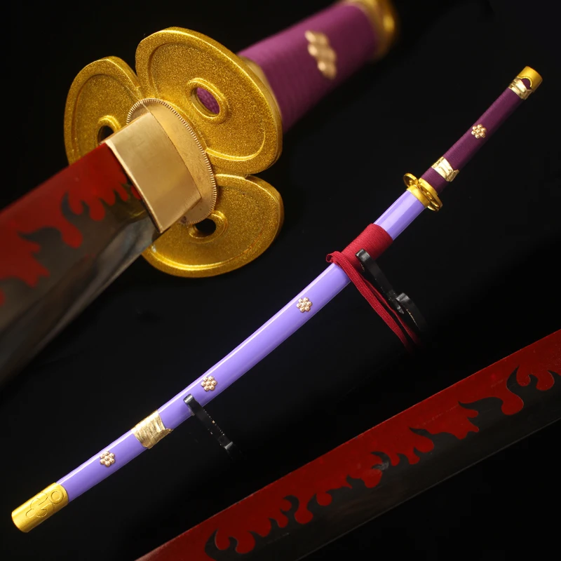 Handmade Anime Katana One Piece Roronoa Zoro's Enma Sword 1045 High Ca –  BoxKatana