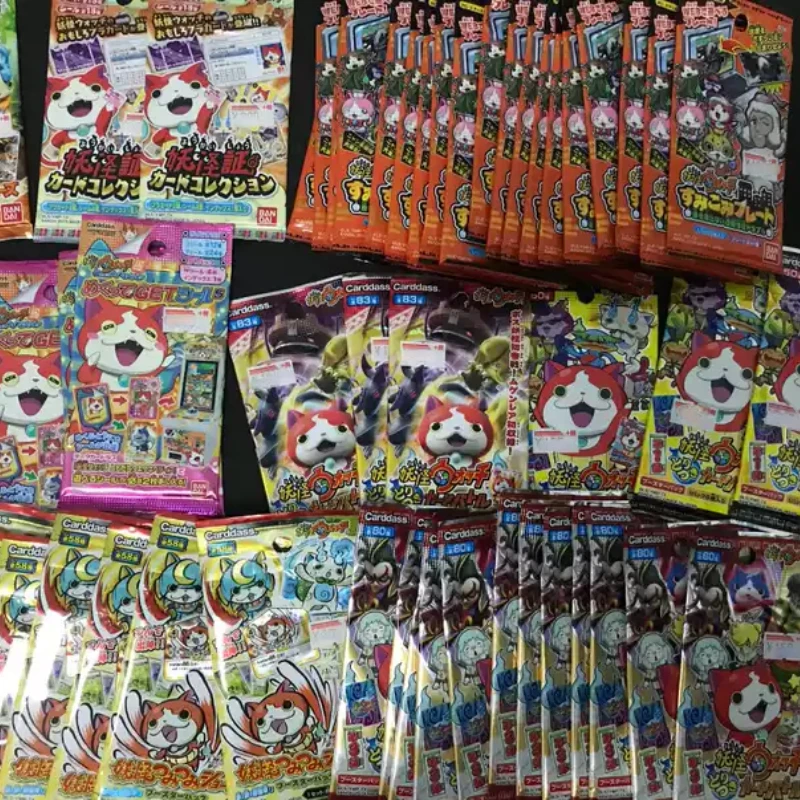 

Bandai Monsterse Watchse периферийные карты Whisperse Jibanyanse Коллекционирование детских игрушек