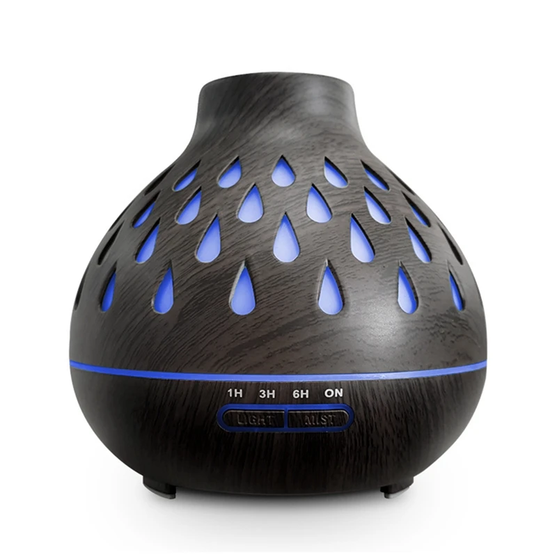 

USB Humidifier 400ML Colorful Night Light Aromatherapy Essential Oil Diffuser For Home Bedroom Decoration EU Plug