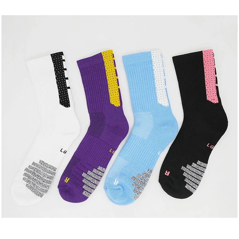 

Men Basketball Socks Keen High Thickened Towel Bottom Sweat-Absorbing Outdoor Football Cycling Running Women Sports Socks