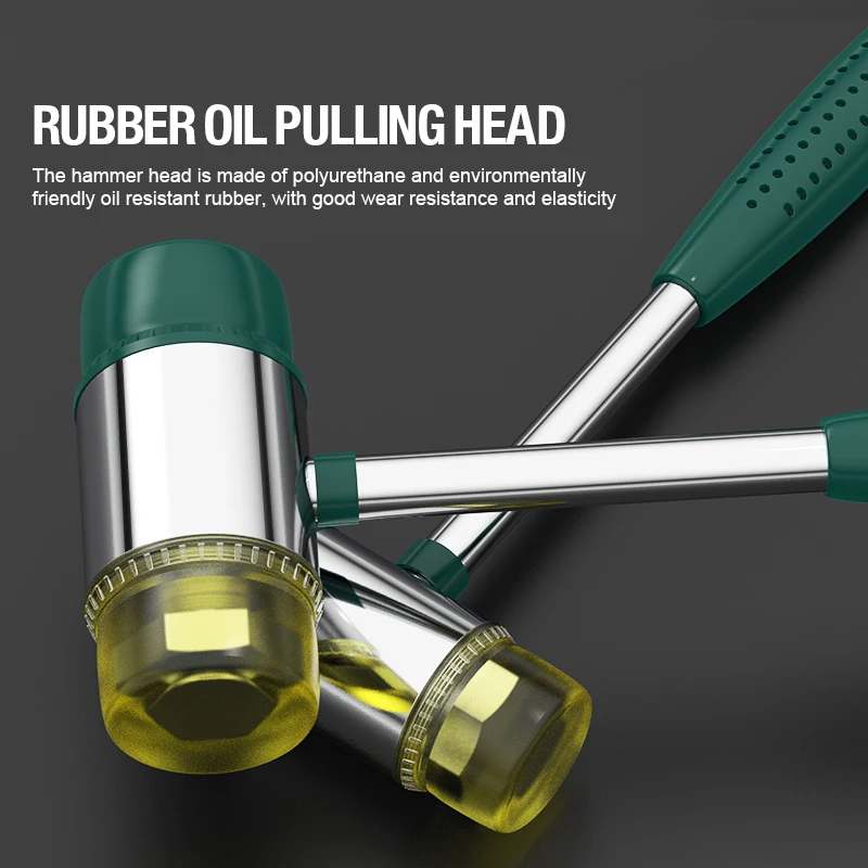 Installation Hammer Rubber Hammer Manual Tools WYNN'S Double-Faced Soft Rubber Hammer