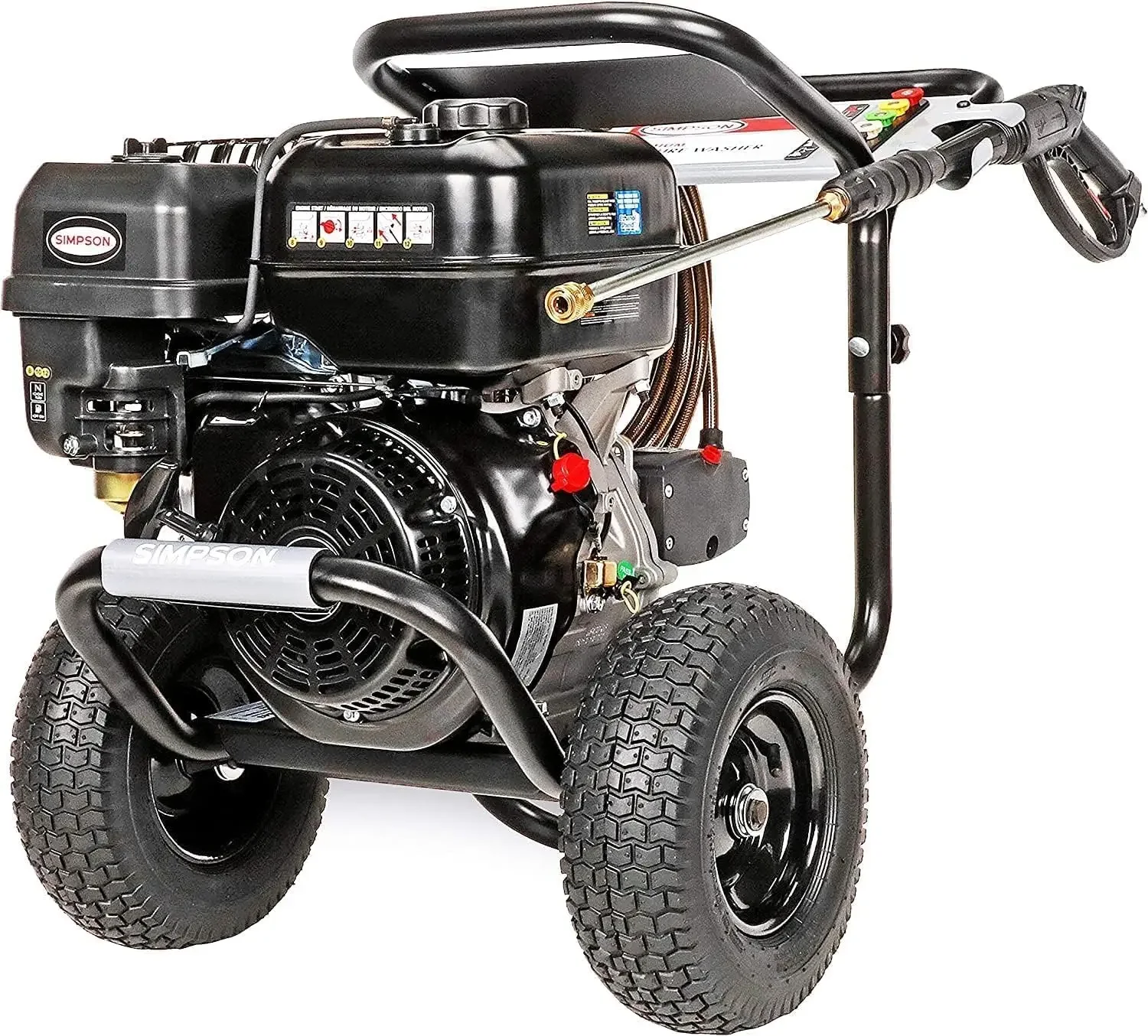 Cleaning PS60843 PowerShot 4400 PSI Gas Pressure Washer 4.0 GPM CRX 420cc Engine Includes Spray Gun and Extension Wand