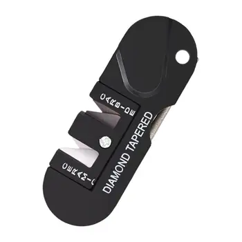 Hunting Knives Sharpener Kitchen Knives Sharpeners Scissors Sharpening Tool Mini Portable Key Chain Grindstone Outdoor Tool 1