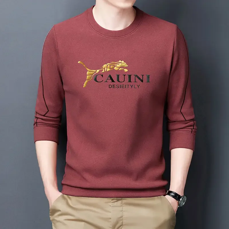 thumbnail image 1 of Camiseta para hombre, sudadera ajustada de manga larga, corte ajustado, ropa de diseñador XXL, 2024, ropa social XL Y2k, jerseys para hombre, 1 of 5