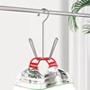Stainless Steel Shoe Drying Rack Clothes Hanger Hook Organizer Household Space-saving Wardrobe Storage Shoe Drying Holder 5