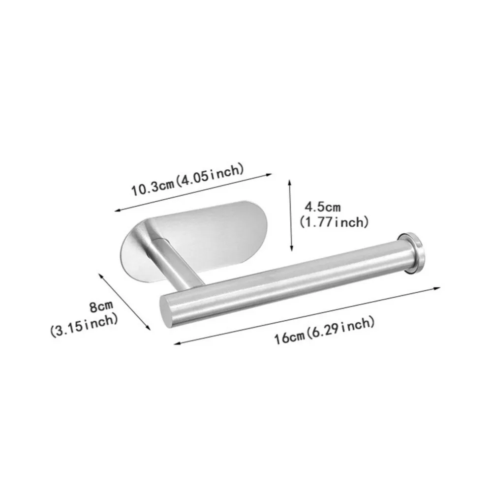 Stainless Steel Hats Storage Rack for Baseball Caps No Drilling Adhesive Hooks for Wall Door Closet Bathroom Paper Towel Hanger