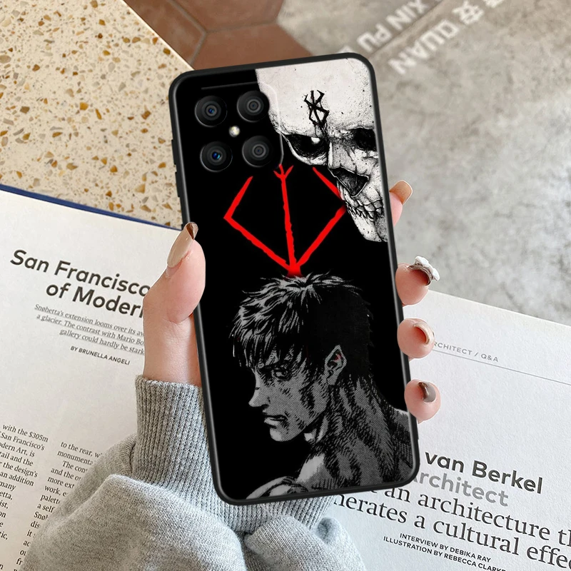 Berserk Anime For Honor Black Soft Phone Case Cover