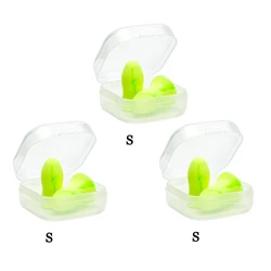 Soundproof Sleeping Earplugs - Soft, Slow Rebound Anti-Noise Protection (6pcs S)