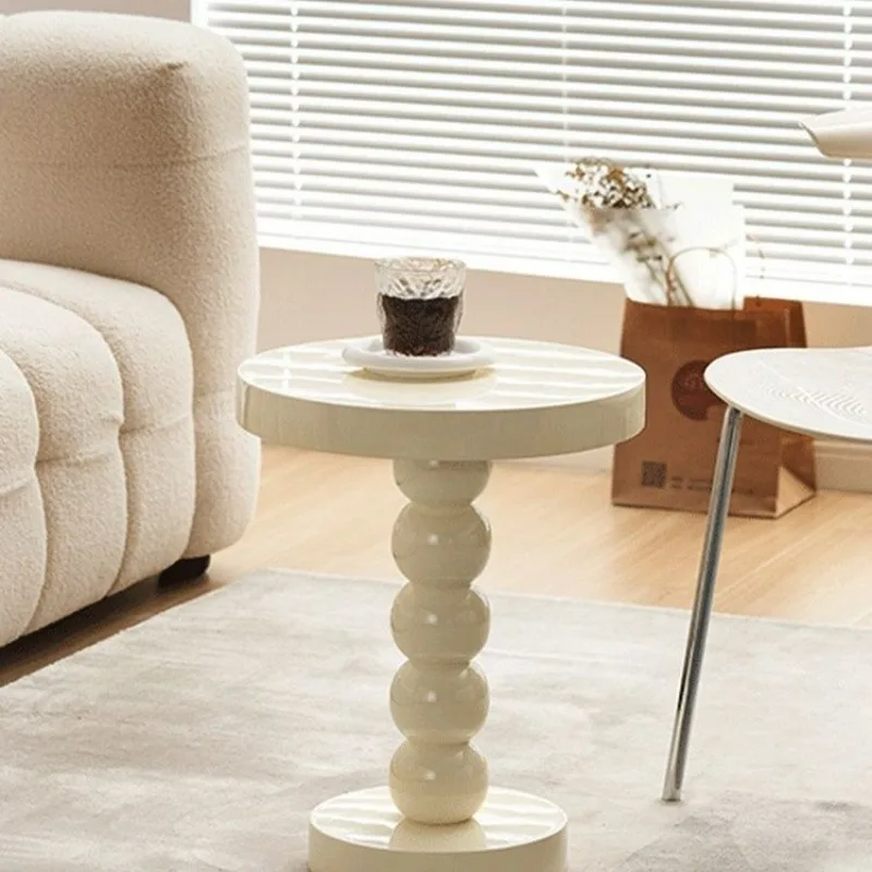 

Solid Wood Side Tables Living Room Sofa Bedside Table Coffee Tables Balcony Small Round Table Furniture Mesas Tea Tables Mesa