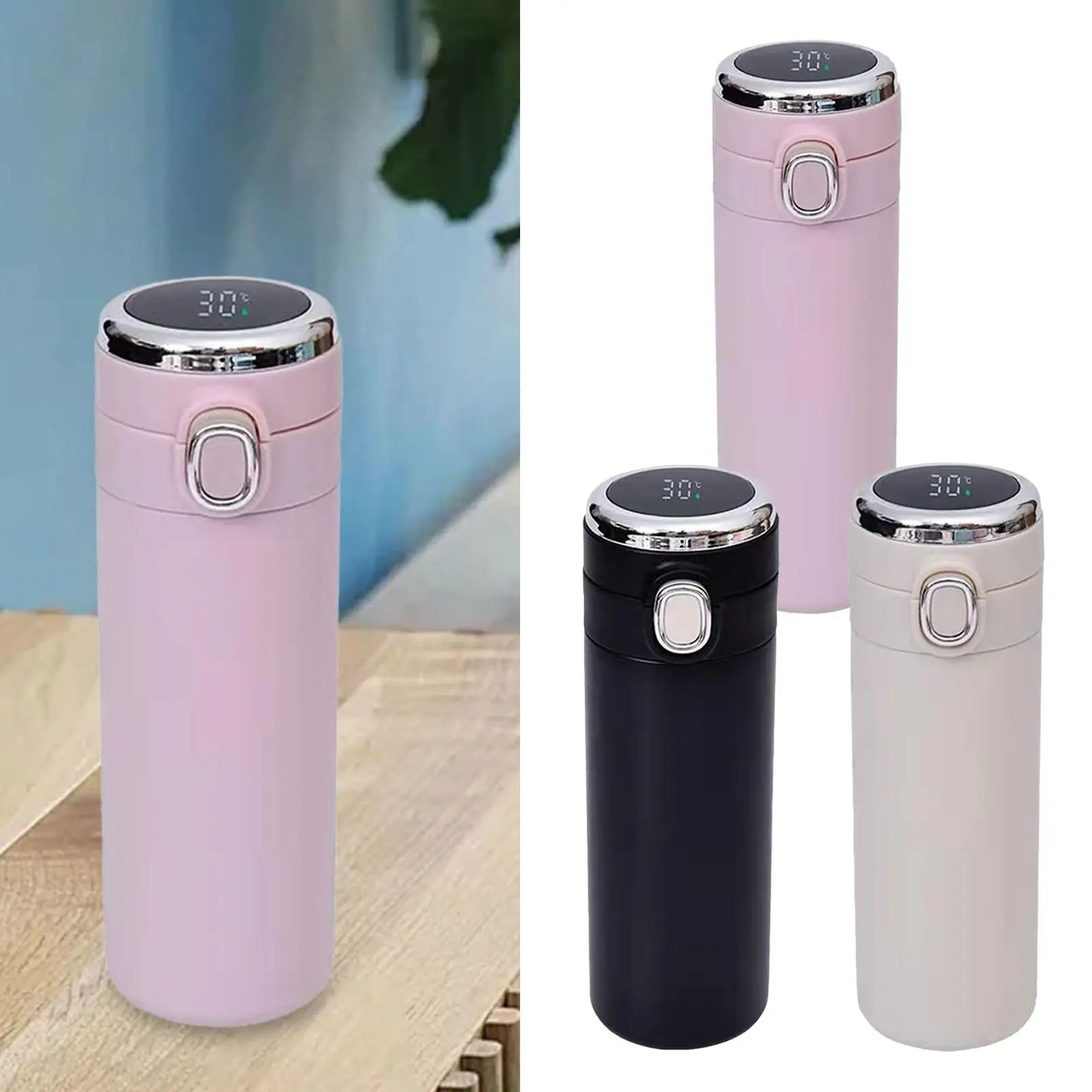 Vacuum Insulated Cup Insulation Cup Drinkware Tea Drinking Bottle Coffee Cup 420ml Coffee Cold and Hot Insulated Water Bottle