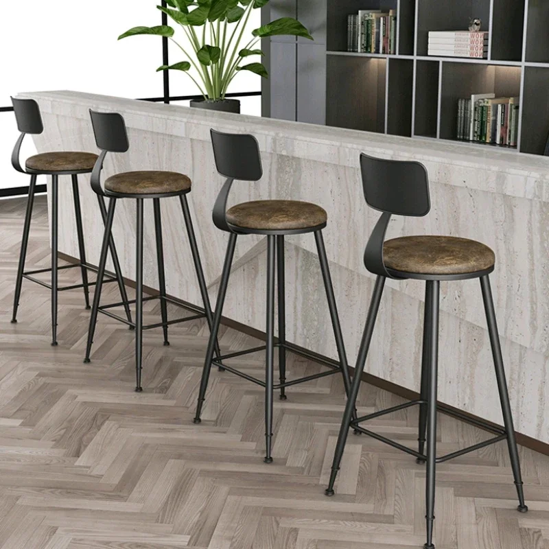 

Coffee Modern Bar Stool High Kitchen Counter Island Dining Chairs Design Retro Chaises De Salon Stuhl Sedie Furniture YX50BY