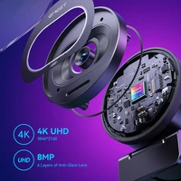 Webcam 4K Streaming Camera 1080P 60FPS