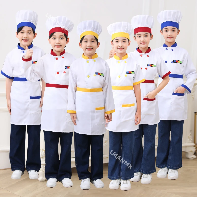

Детская одежда шеф-повара одежда для малышей детские игры карьерная одежда для выступления педиатрическая одежда шеф-повара для игр