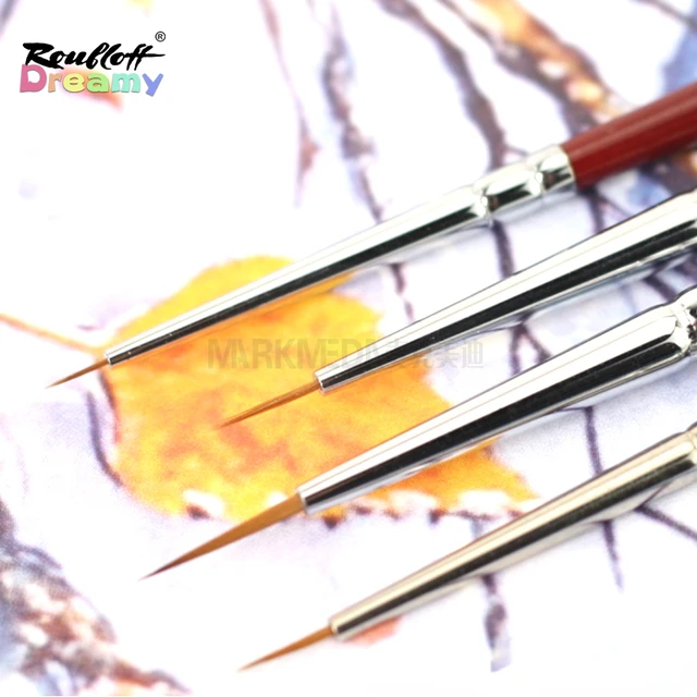 Russia Roubloff Series 1t24 Imitation Mongoose Synthetic Fiber Flat Paint  Brush, For Oil Watercolor Acrylic Paint, Art Supplies - Paint Brushes -  AliExpress