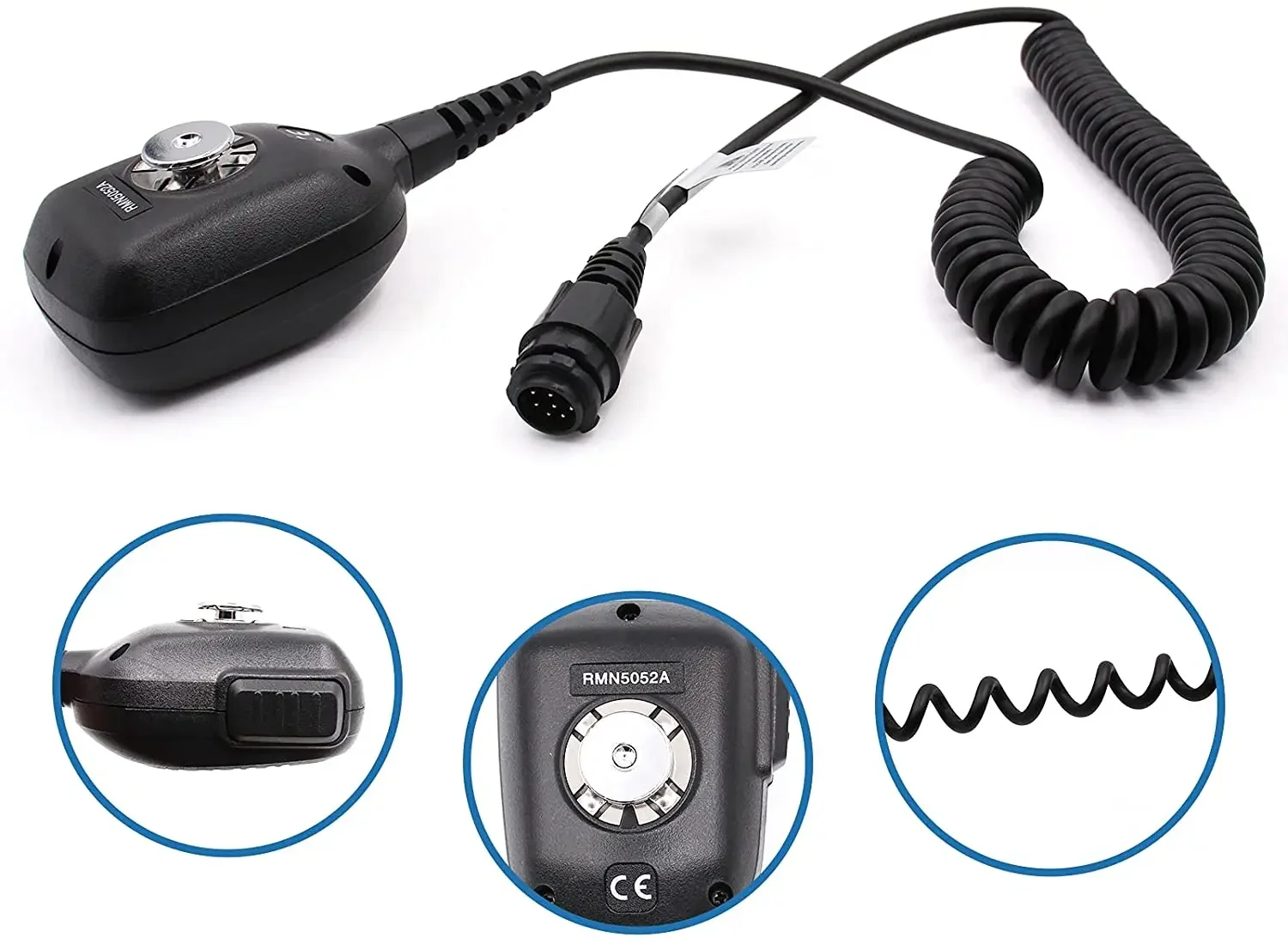 RMN5052A Handheld Speaker Mic RMN5052 for Motorola XPR5350 XPR4350 XPR4380 XPR4500 XPR4550 XPR5550 Radios 6