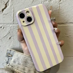 Vibrant Yellow and Purple Striped Hard Phone Case - Samsung A53 5G (FL - 249HKX712A1)