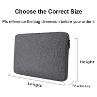 Laptop Sleeve Waterproof Bag 11 12 13.3 14 15 15.6 Inner Bladder For Macbook Pro Air M1 Lenovo Dell HP Huawei Xiaomi Denim Case - Image 5
