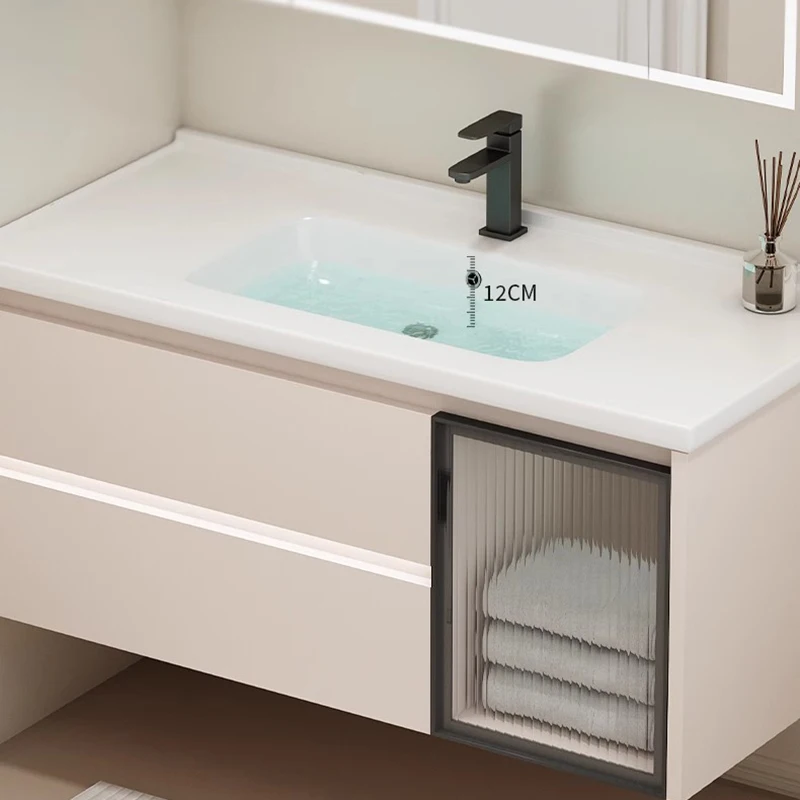 Washbasin Mirror Bathroom Vanities Vintage Toilet Partition Vanity Bathroom Vanities Drawer Light Mobiletto Bagno Furniture