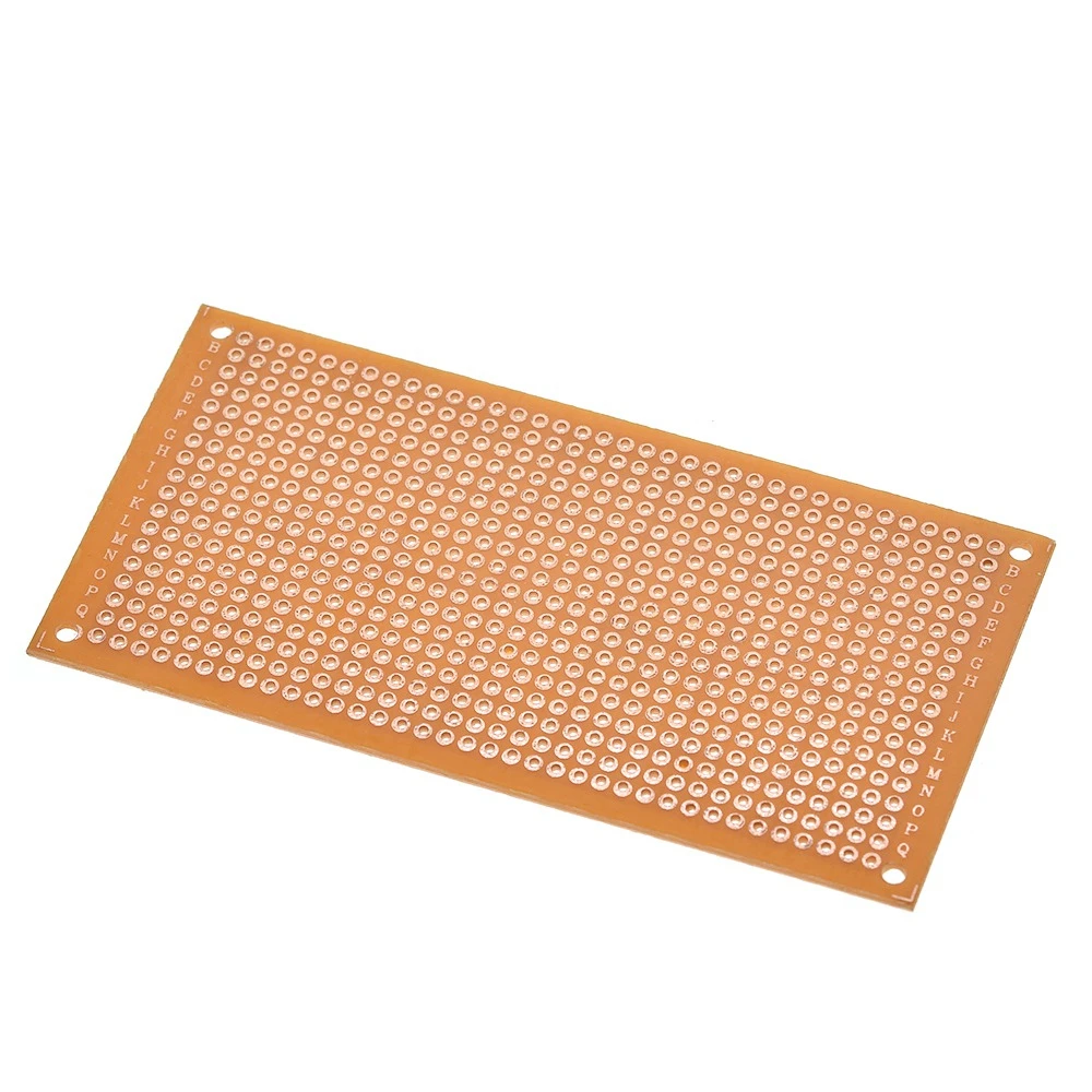 TZT Single Side universal 5x10cm Solderless PCB Test Breadboard Copper Prototype Paper Tinned Plate Joint holes