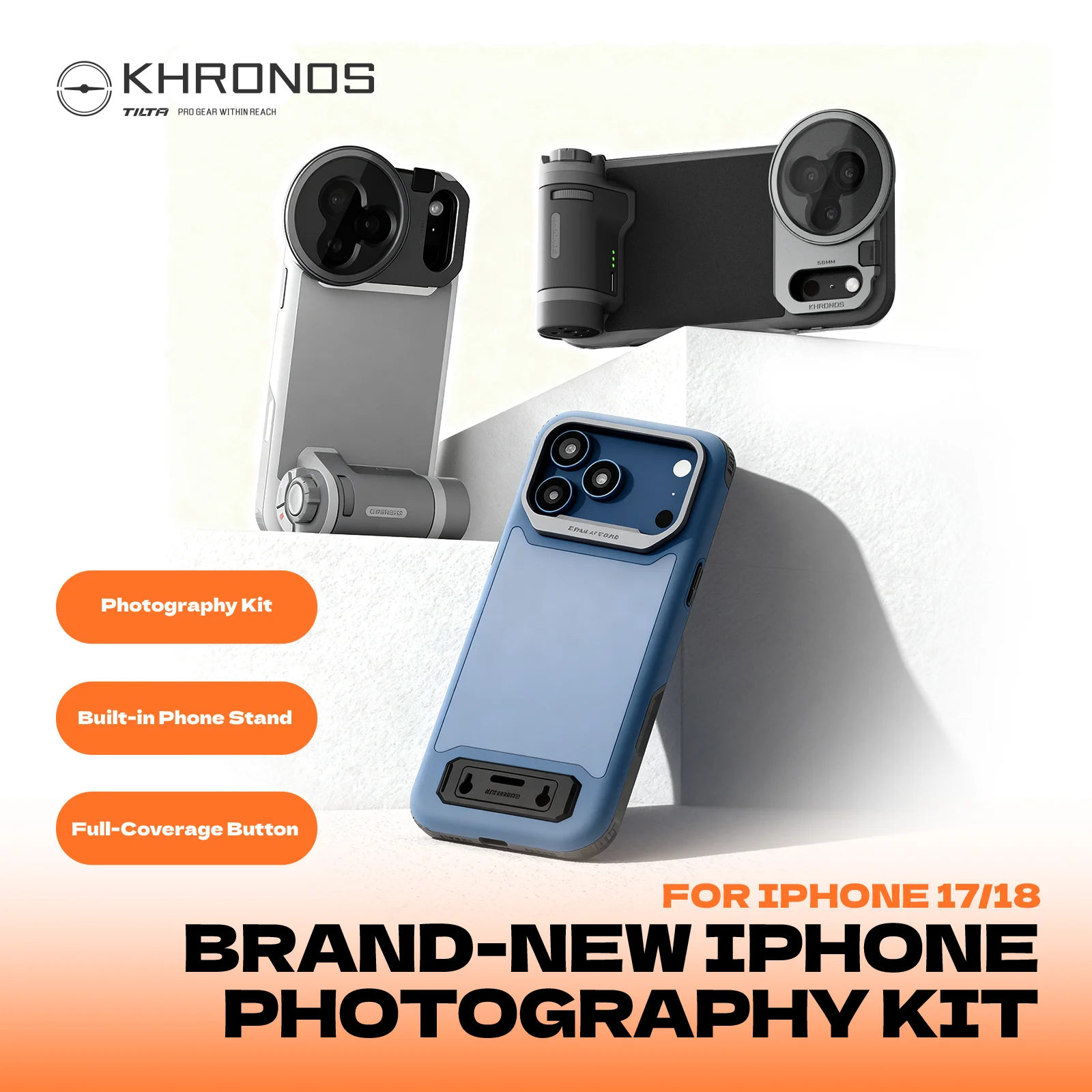 Introducing the Presale Khronos Lite MagSafe Phone Case with Camera Control Button
