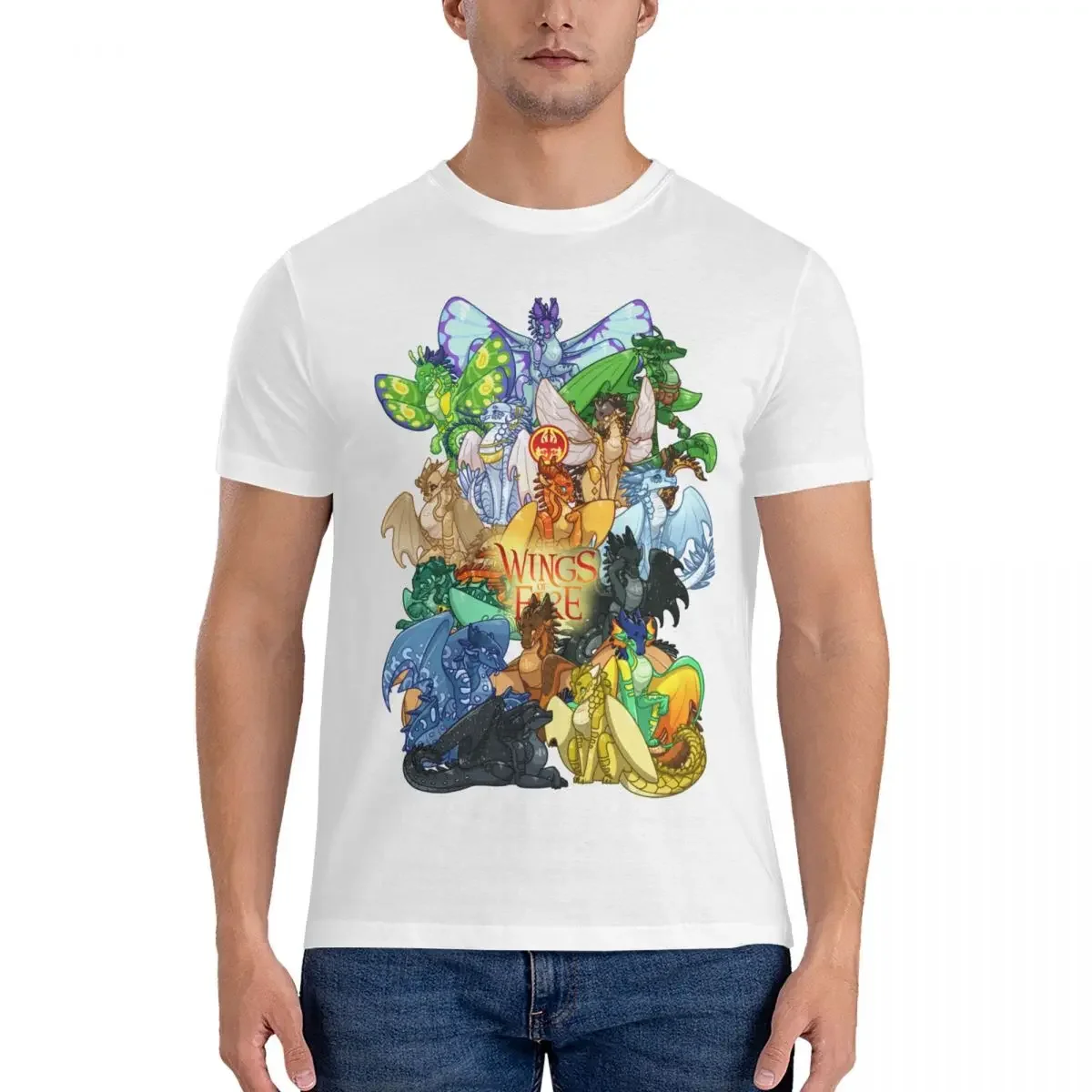 Wings Of Fire Classic T-Shirt Anime Clothes Fruit Of The Loom Magliette Da Uomo