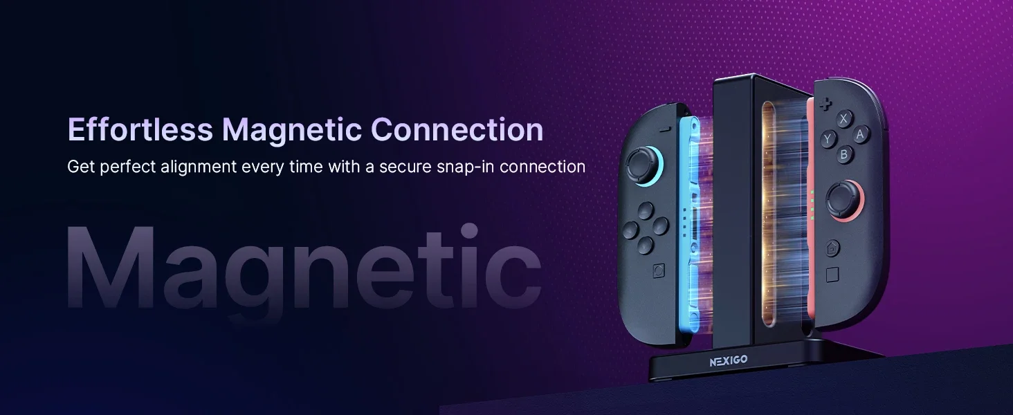 Chargeur Joy-Con magnétique Switch 2