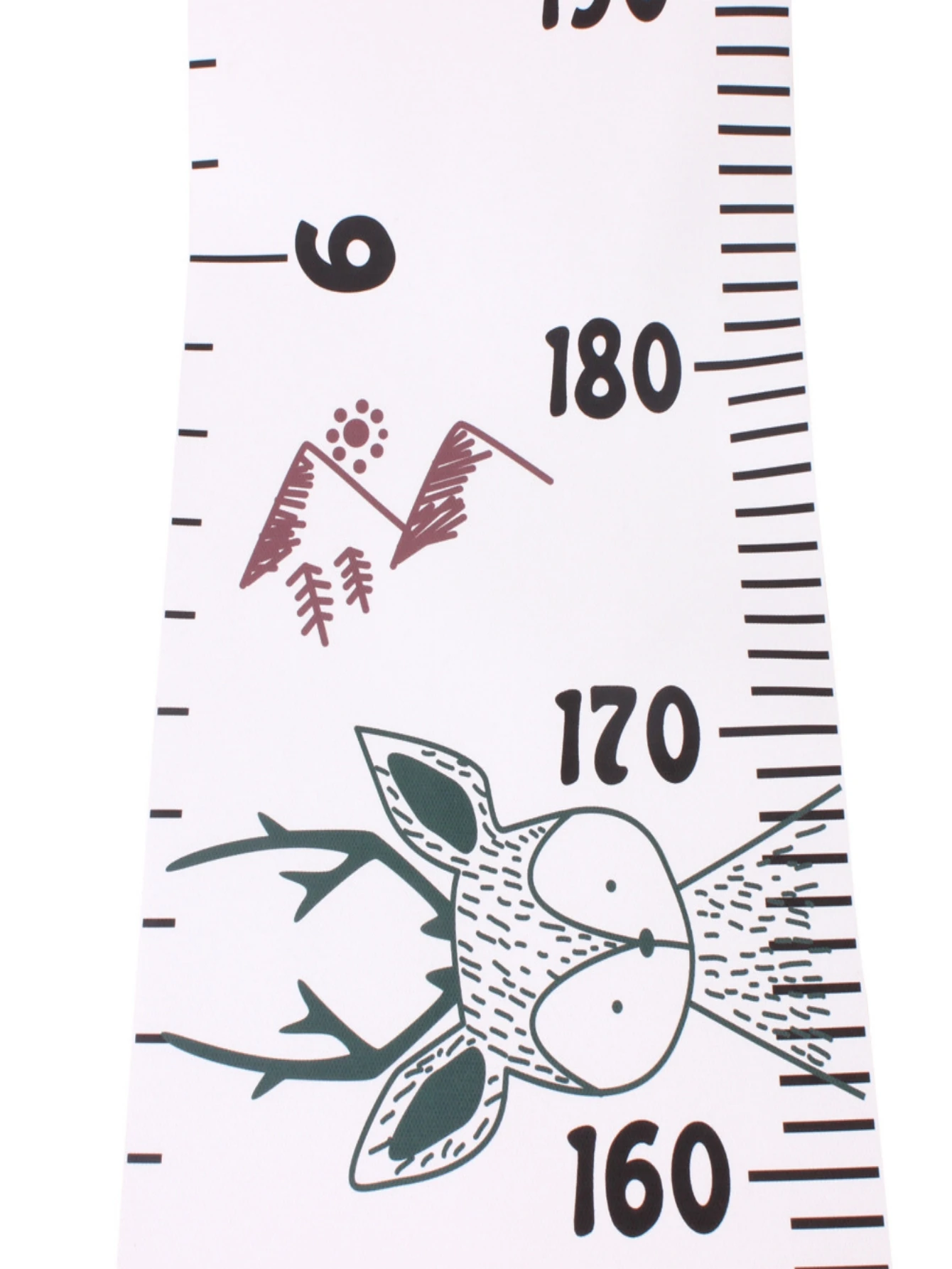 Children's Height Ruler For Kids Room Home Decoration Height Measurement Chart Movable hanging Canvas Chart Wall Decor