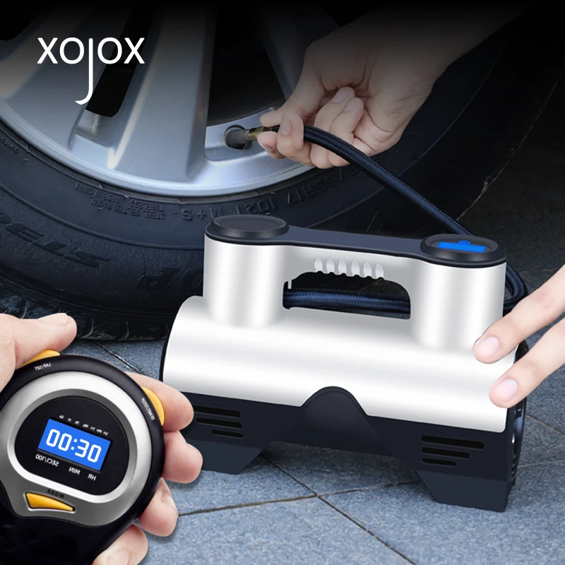 

12V Car Air Compressor Protable Electric Smart Car Air Pump Tire Inflator Pumb Auto Tyre Pumb for Car Motorcycle Bicycle Ball
