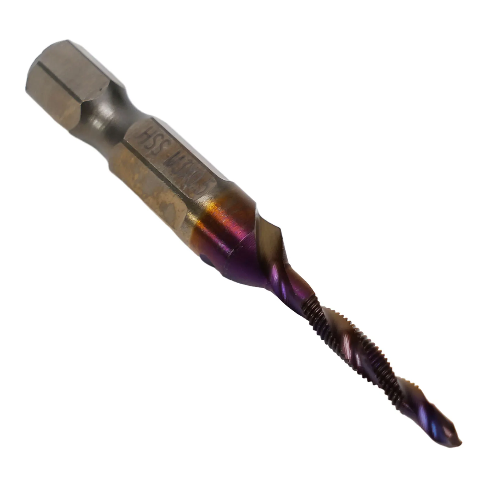 

Tap Drill Bit Set Hex Shank Titanium Plated// HSS Screw Thread Bit Screw Machine =--Compound Tap //M3 M4 M5 M6 M8 M10 Hand Tools